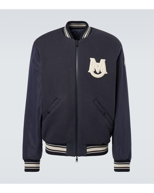 Veste Teddy Vennes En Coton Moncler pour homme en coloris Blue