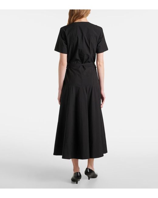 Proenza Schouler Black Label Elizabeth Cotton-Blend Midi Dress