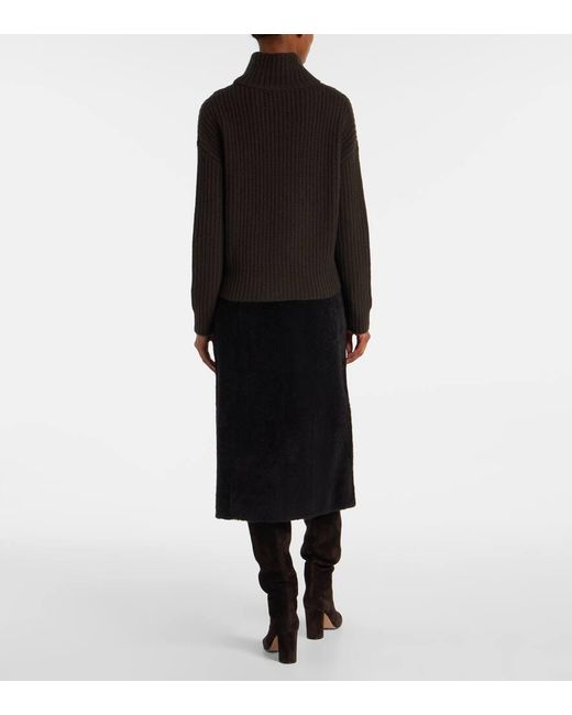 Lisa Yang Black Julina Cashmere Turtleneck Sweater