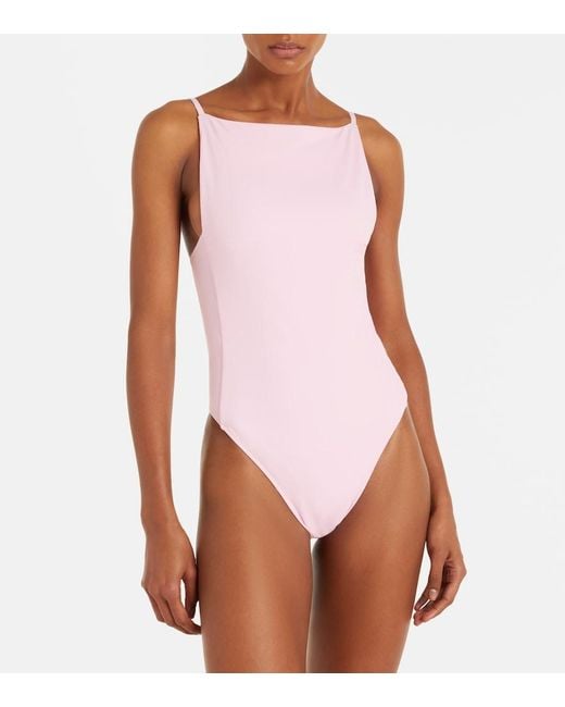 Jacquemus Pink Sole Swimsuit
