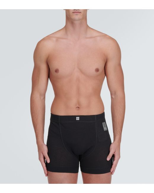 Givenchy 4g Cotton Boxer Shorts in Black for Men | Lyst Canada