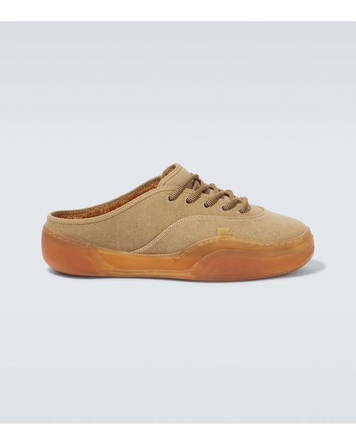 ERL Slippers Aus Canvas in Brown für Herren
