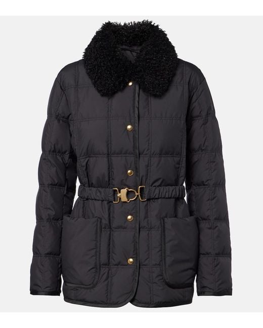 Moncler Black Cygnes Down Jacket