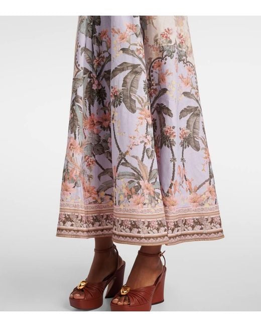 Vestido de Wylie Midi Zimmermann de color Multicolor