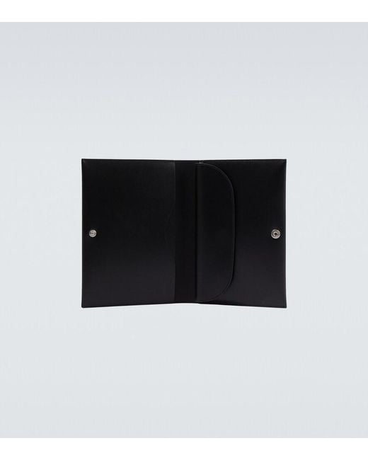 The Row Black Leather Pouch for men