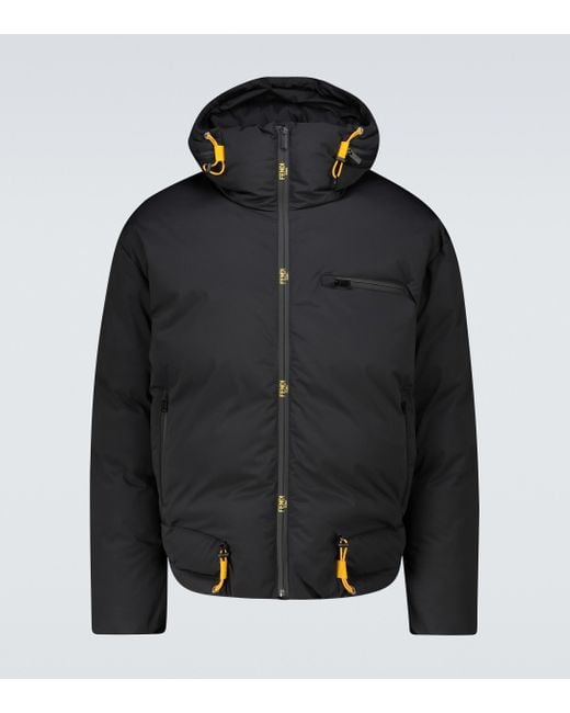 Fendi Black Technical Ski Jacket for men