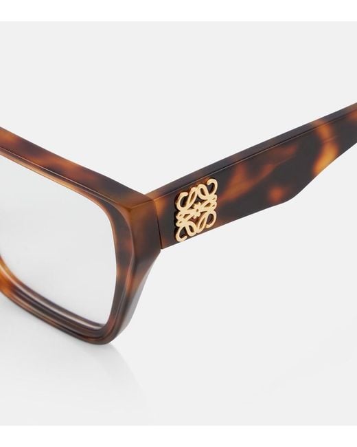 Loewe Brown Anagram Square Glasses
