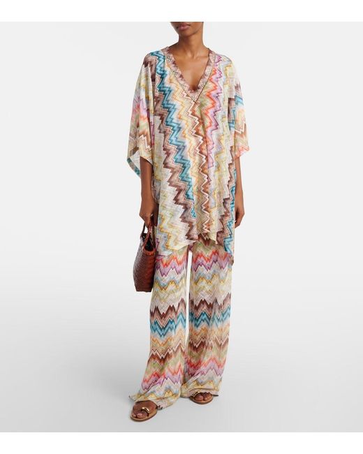 Missoni Multicolor Zigzag Beach Dress