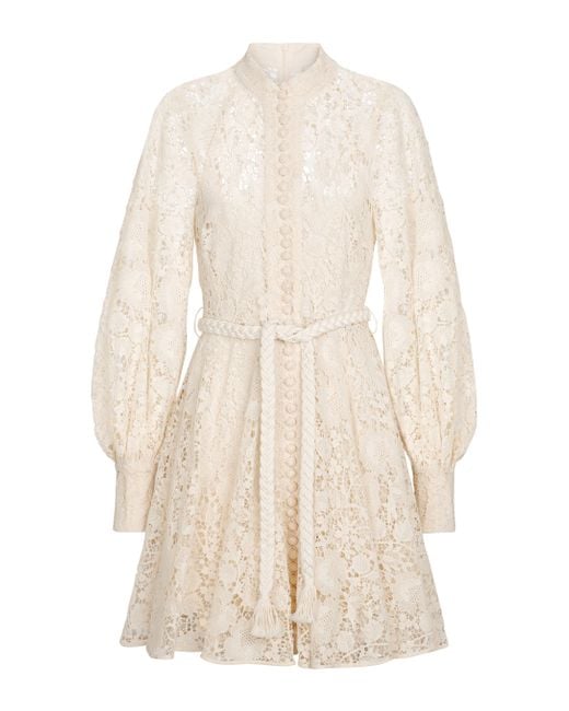 Femme Vêtements Robes Robes de jour et casual Dress Zimmermann en coloris Blanc 
