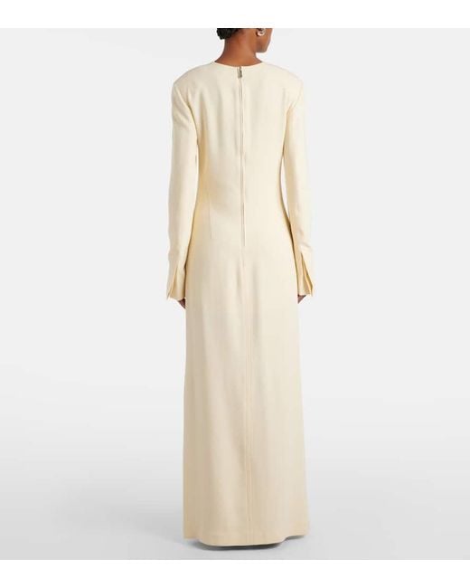 Totême  Natural Pocket Crepe Maxi Dress