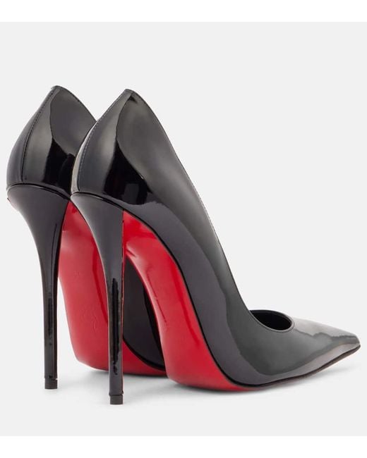 Christian Louboutin Black Miss Z 120 Patent Leather Pumps