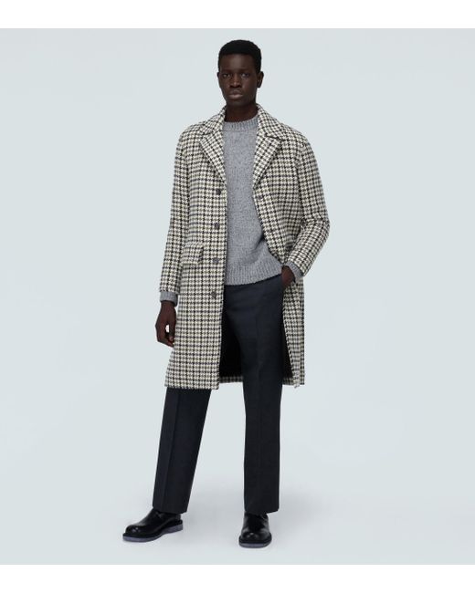 mens houndstooth coat