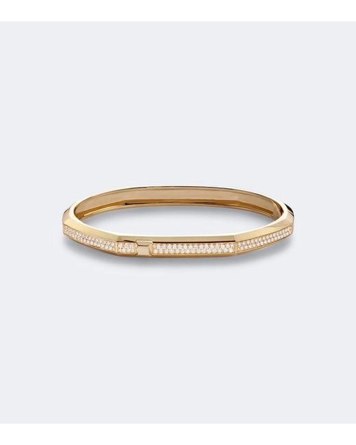 Messika White Moderniste 18Kt Bracelet With Diamonds