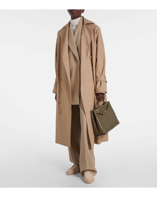 Tod's Pink Mokassins Aus Veloursleder