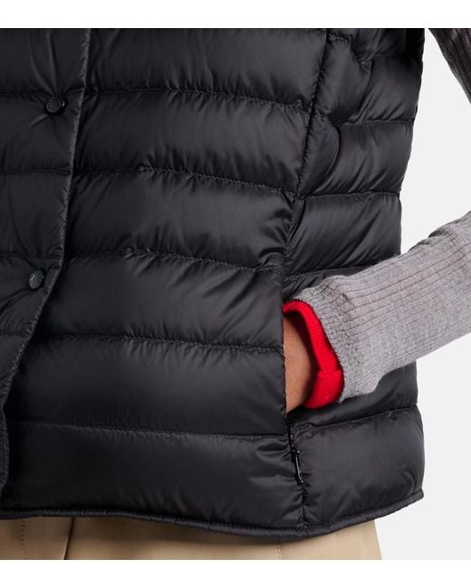 Moncler Black Liane Cropped Down Vest