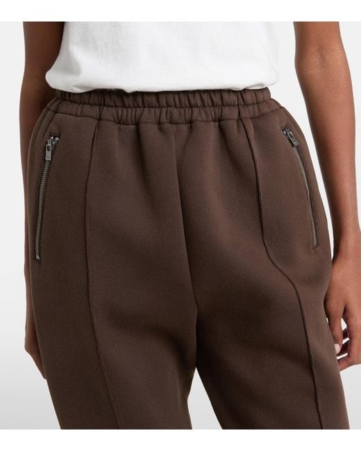 Maison Margiela Brown Cotton-Blend Sweatpants