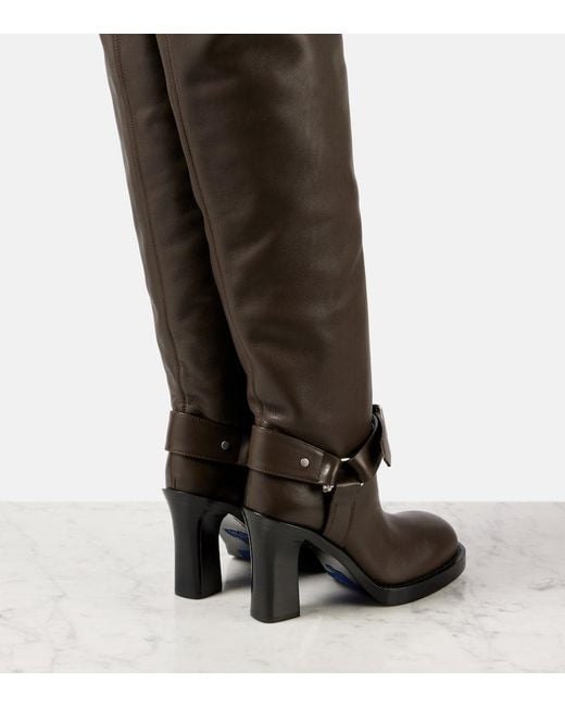 Stivali Cuissardes di Burberry in Brown