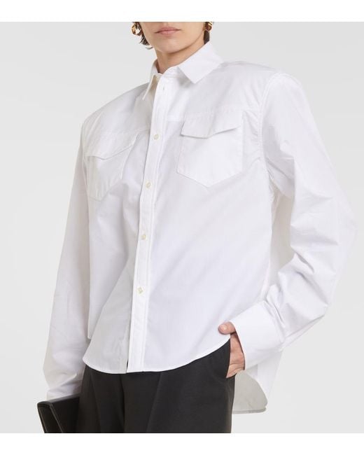 Wardrobe NYC White Cotton Shirt