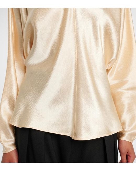 FFORME Natural Gemma Satin Top