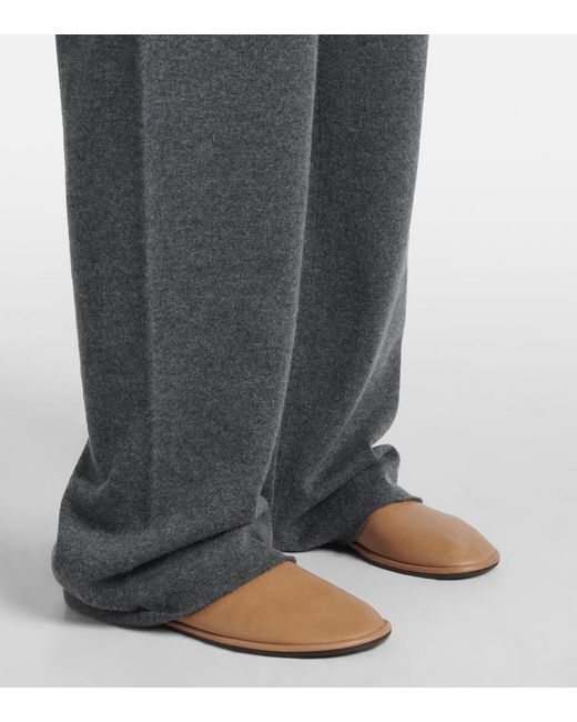 Extreme Cashmere Gray Cashmere-Blend Sweatpants