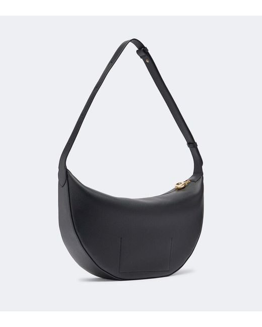 Joseph Metallic Bean Large Leather Shoulder Bag