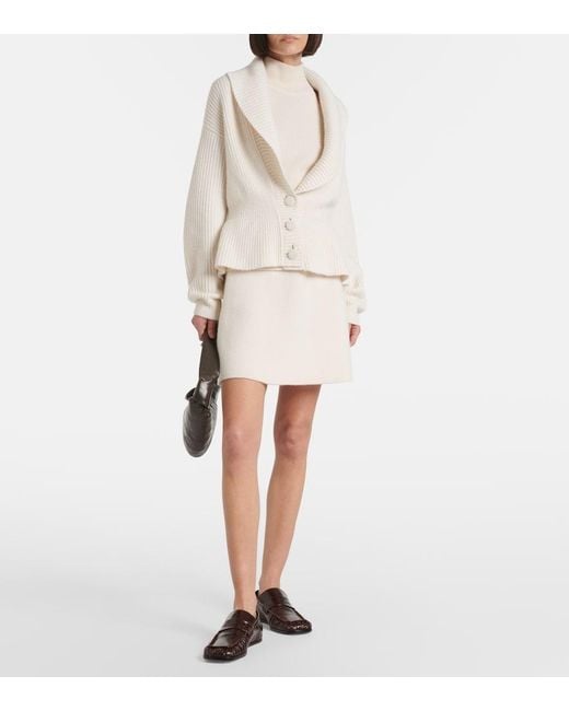 Lisa Yang White Alessandra Cashmere Cardigan