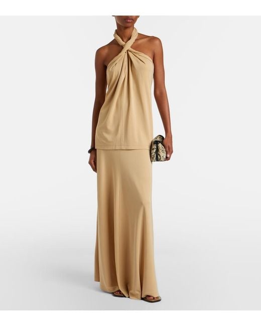 Totême  Natural Jersey Maxi Skirt