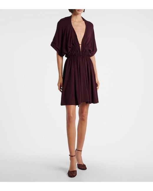 Robe Alaïa en coloris Red