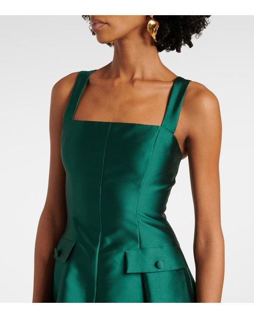 Markarian Green Alouette Midi Dress