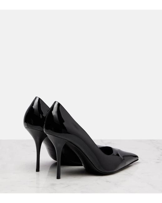 Alaïa Black Pumps Le Cour 3D 90 Aus Lackleder