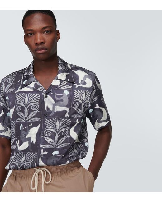 Commas Multicolor Printed Shirt for men