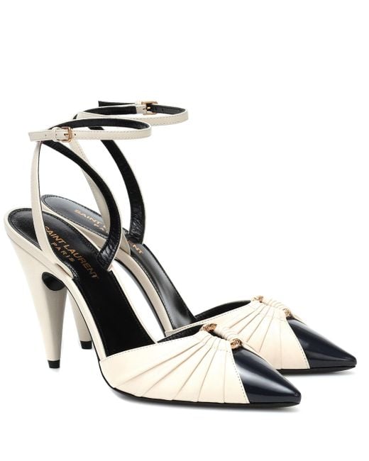Saint Laurent Multicolor Diane Leather Pumps