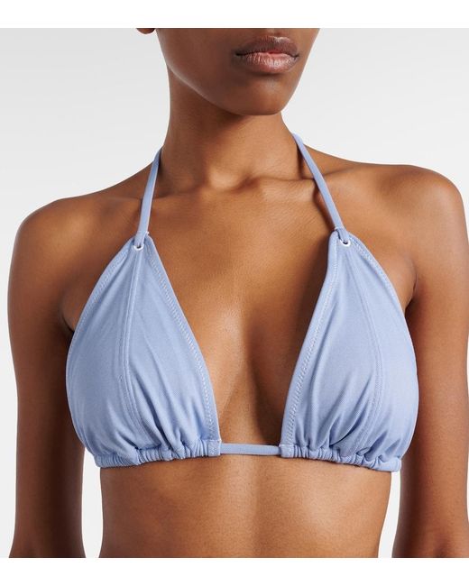 Polo Ralph Lauren Blue Halterneck Bikini Top