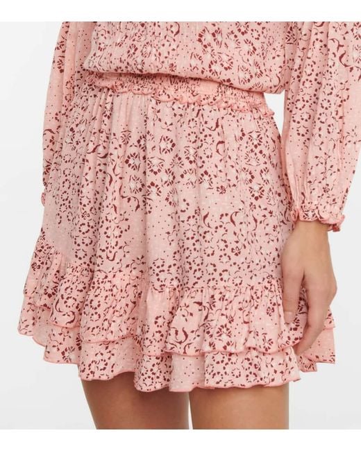 Robe Ilona A Fleurs Poupette en coloris Pink