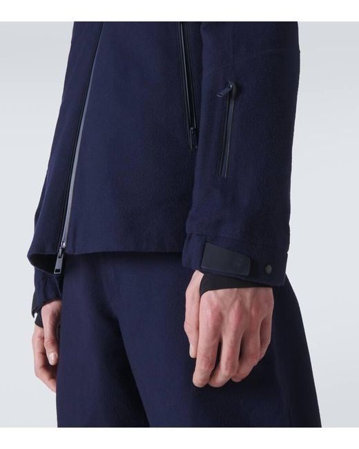 Zegna Skijacke Aus Kaschmir in Blue für Herren