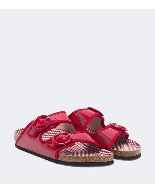 Birkenstock Red X Repetto Arizona Patent Leather Sandals