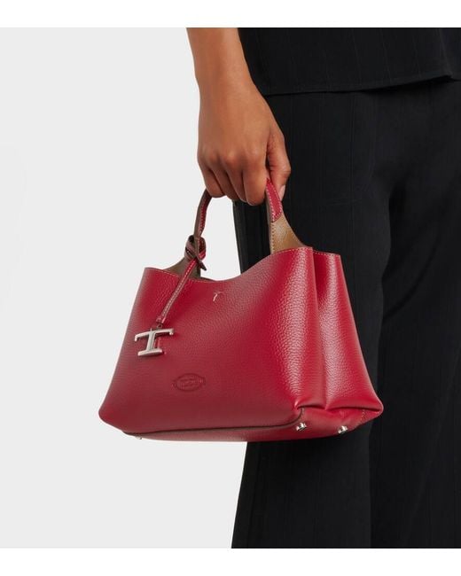 Borsa T Timeless Micro di Tod's in Red