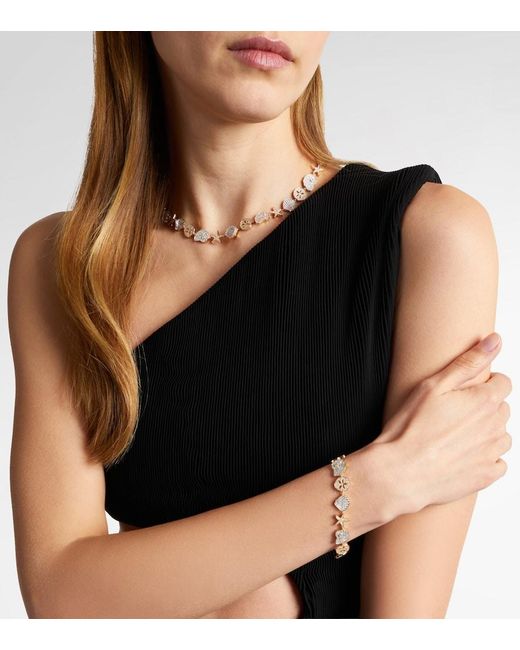 Sydney Evan Metallic Sea Life 14Kt Bracelet With Diamonds