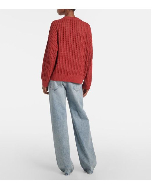 Pullover di Brunello Cucinelli in Red