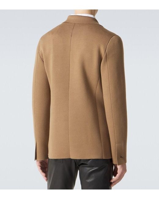 Tom Ford Brown Wool-Blend Jacket for men