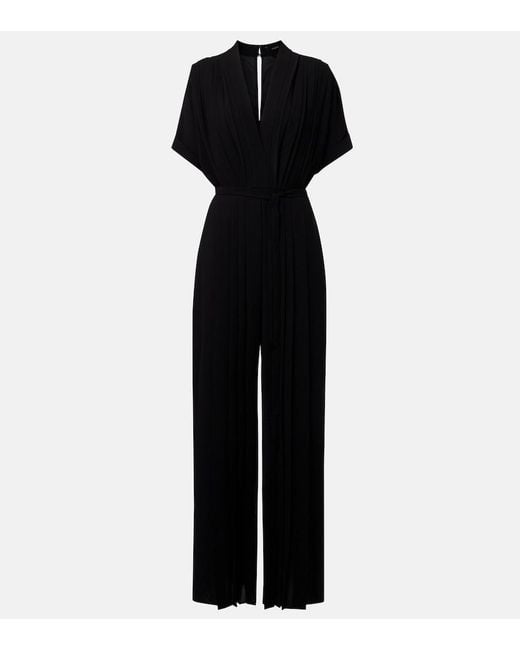Joseph Black Sofia Plisse Jumpsuit