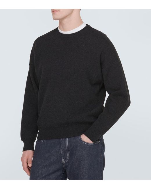 Loro Piana Black Ivrea Cashmere Sweater for men