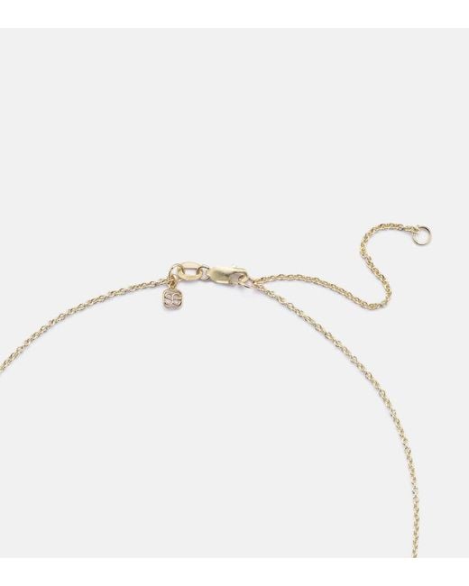 Sydney Evan White Pickleball 14Kt Pendant Necklace With Diamonds