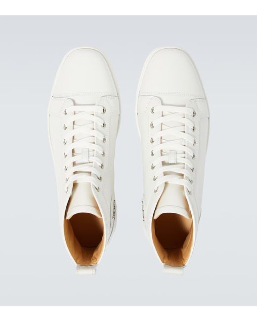 Christian Louboutin Sneakers Louis aus Leder in White für Herren