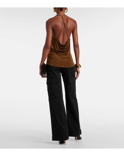 Tom Ford Brown Jersey Tank Top