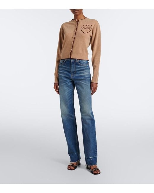 Jean Straight Chloé en coloris Blue