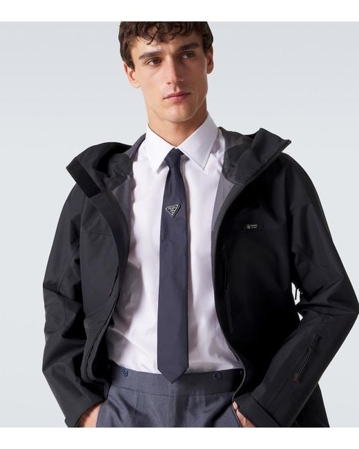 Prada Blue Tie for men
