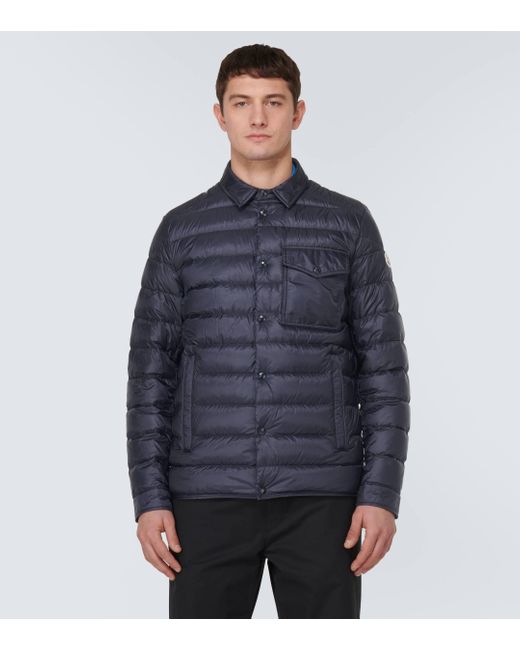 Moncler Blue Tenibres Quilted Down Jacket for men