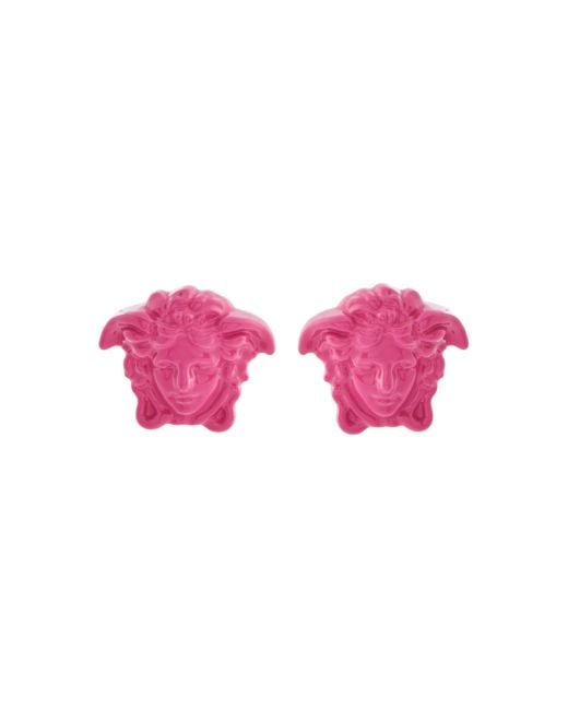 Versace Pink La Medusa Earrings