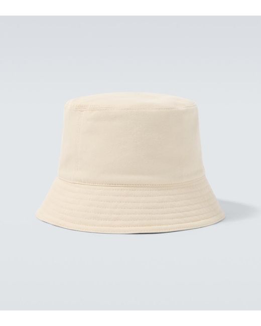 Prada Hut Aus Baumwoll-Gabardine in Natural für Herren